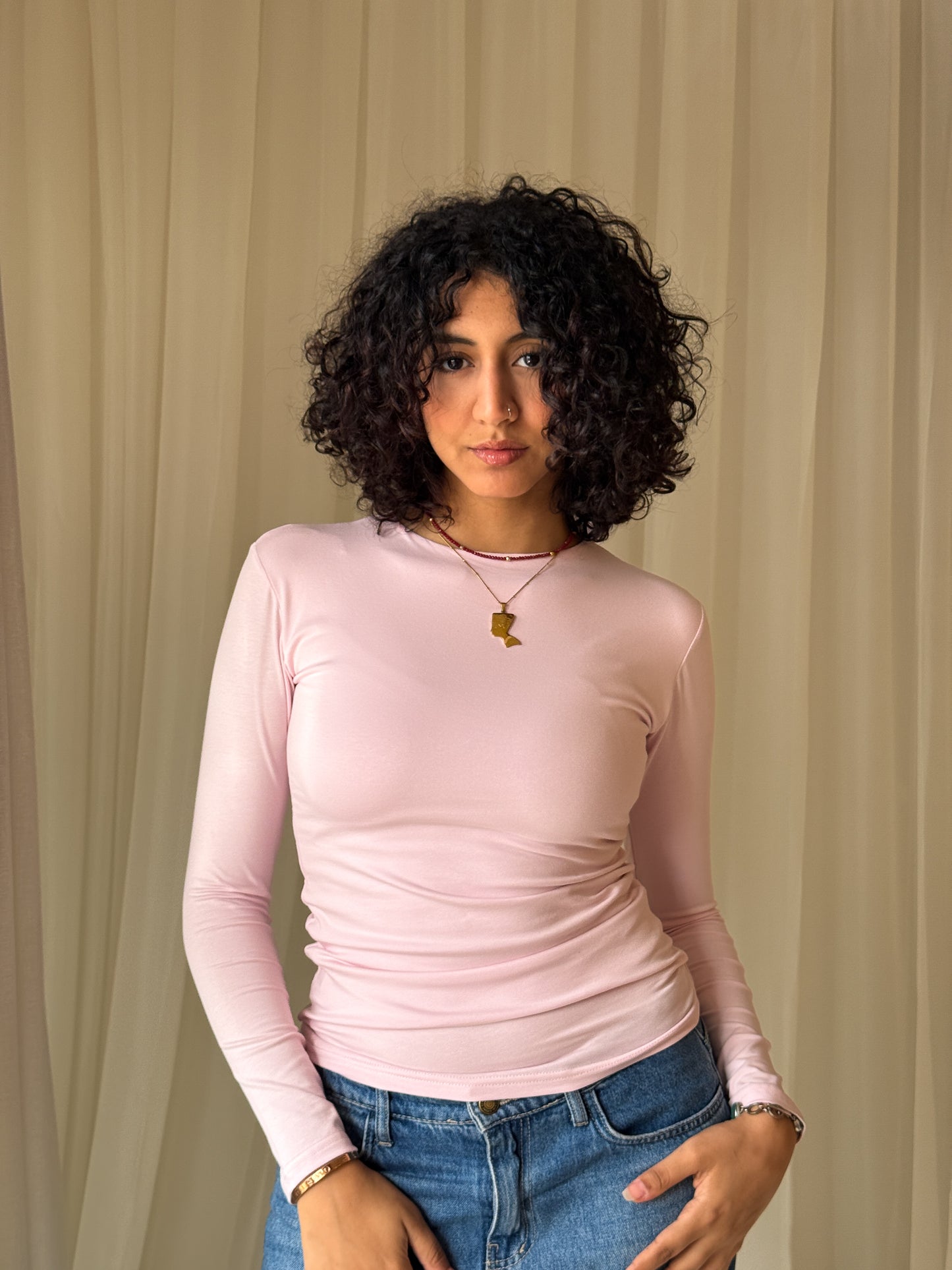 Long sleeve basic top