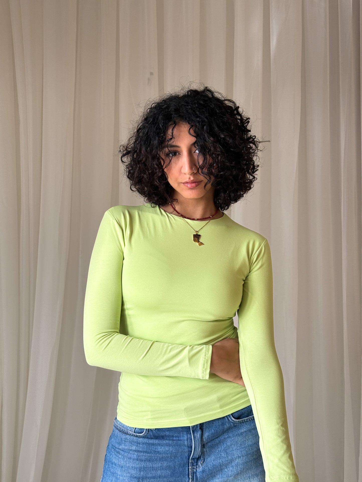 Long sleeve basic top