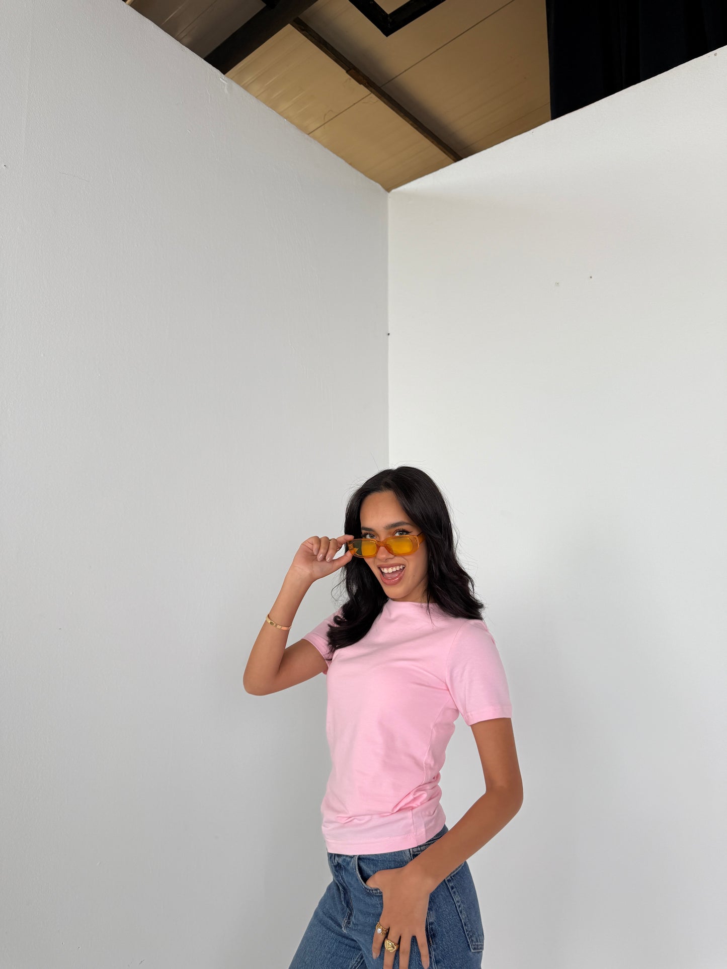 Half sleeves basic top