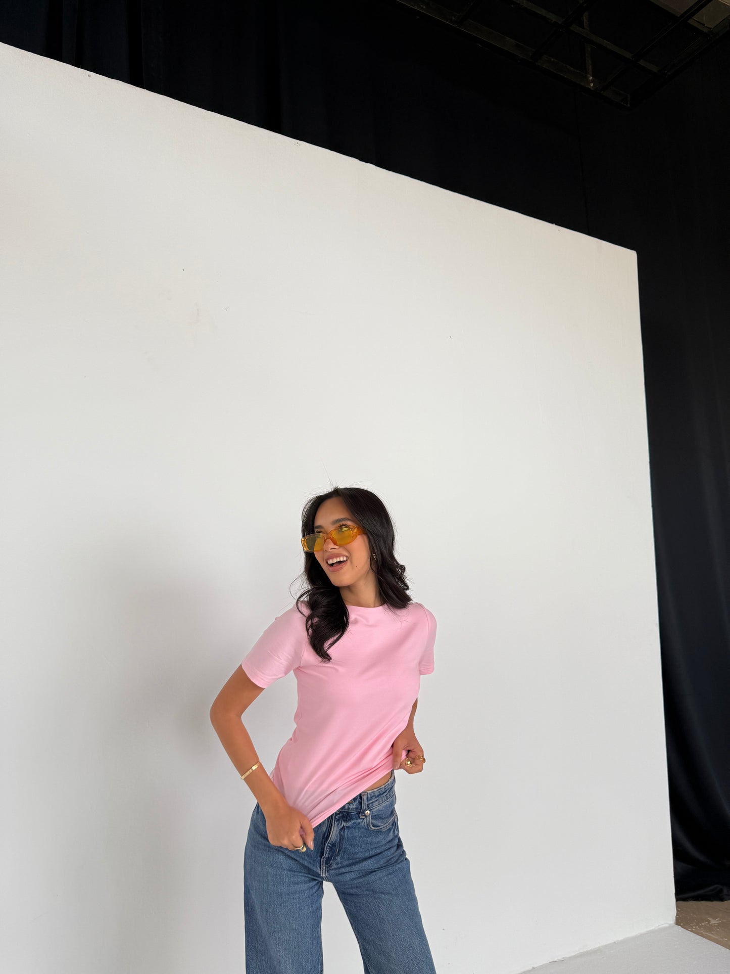 Half sleeves basic top