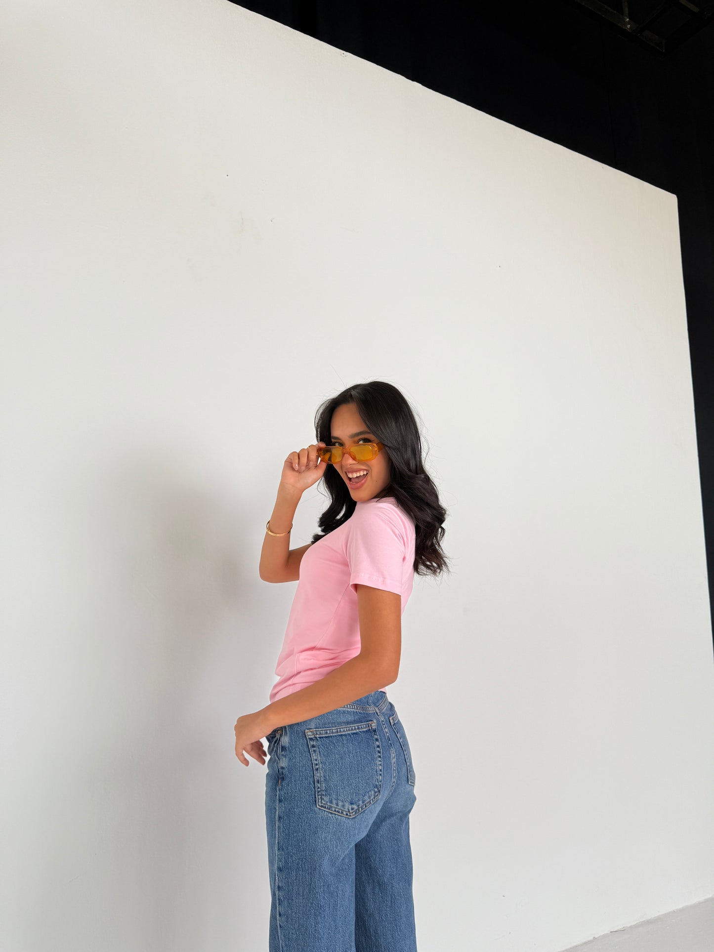 Half sleeves basic top