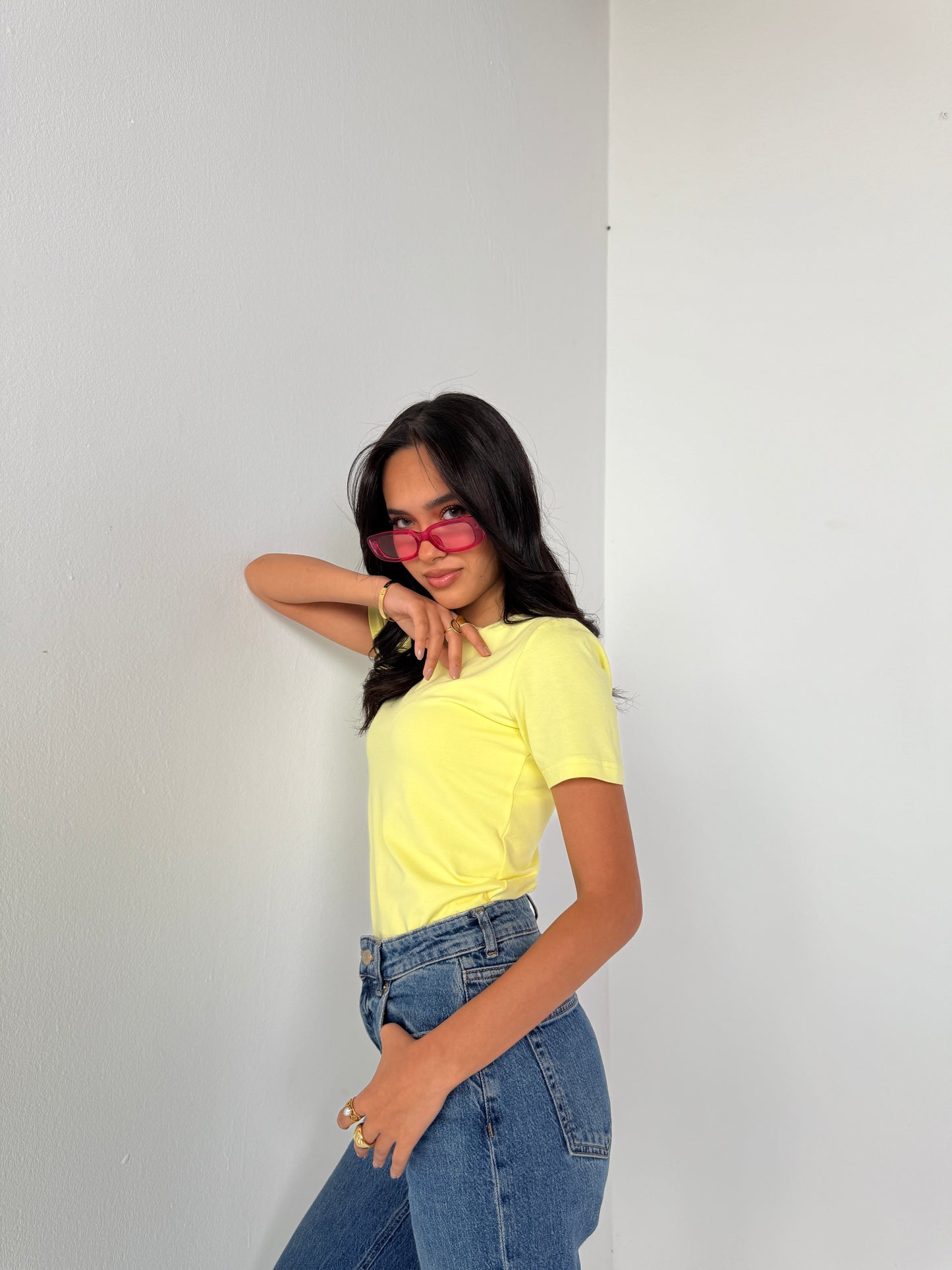 Half sleeves basic top