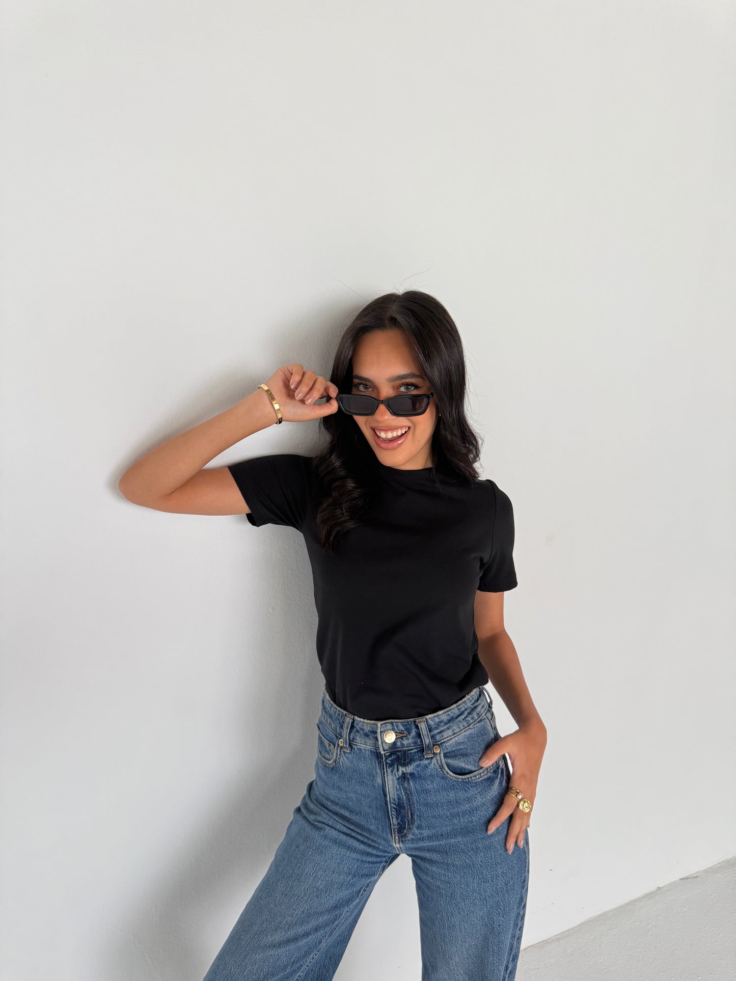 Half sleeves basic top