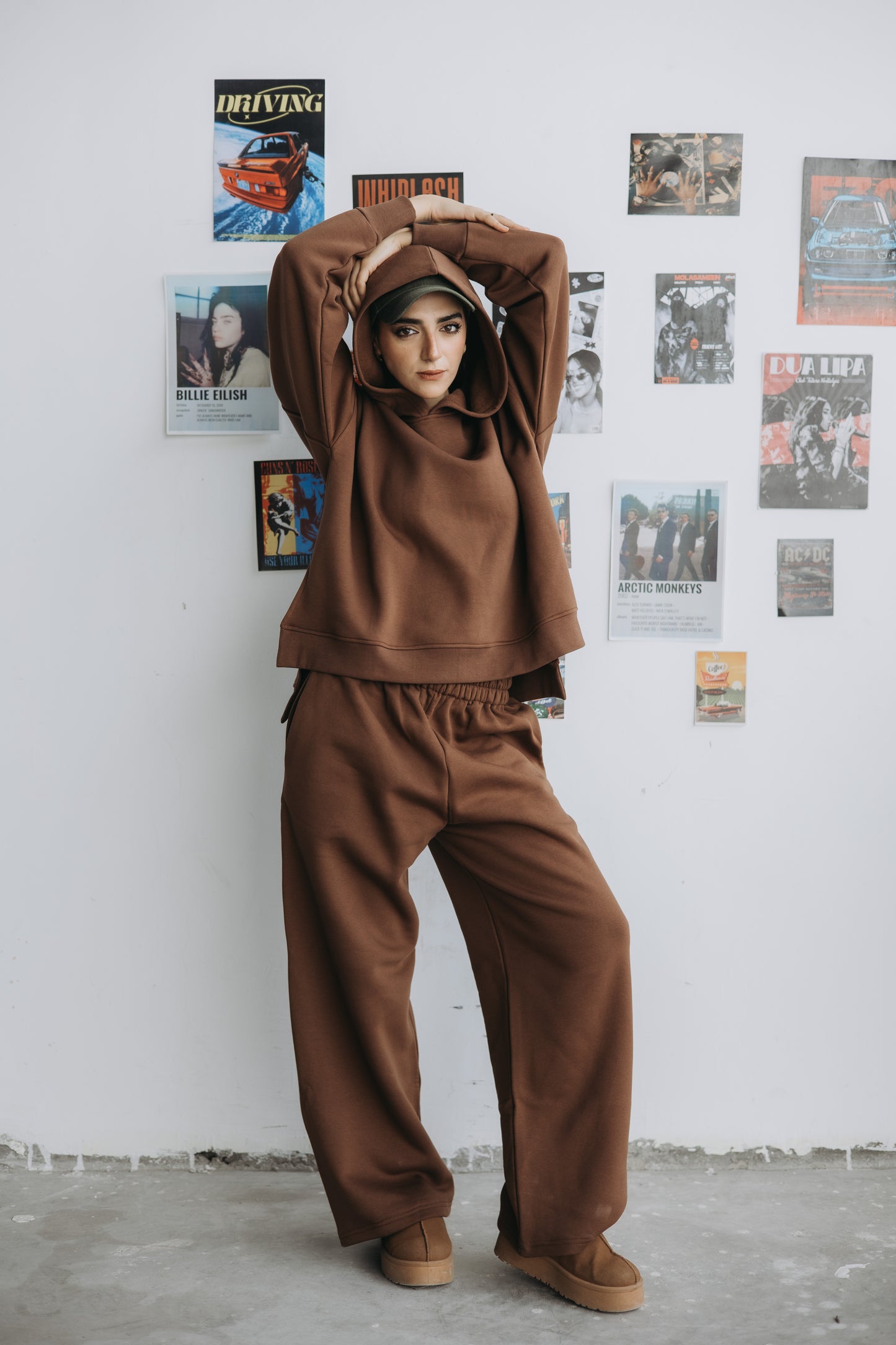 Brown Bubblegum hoodie set