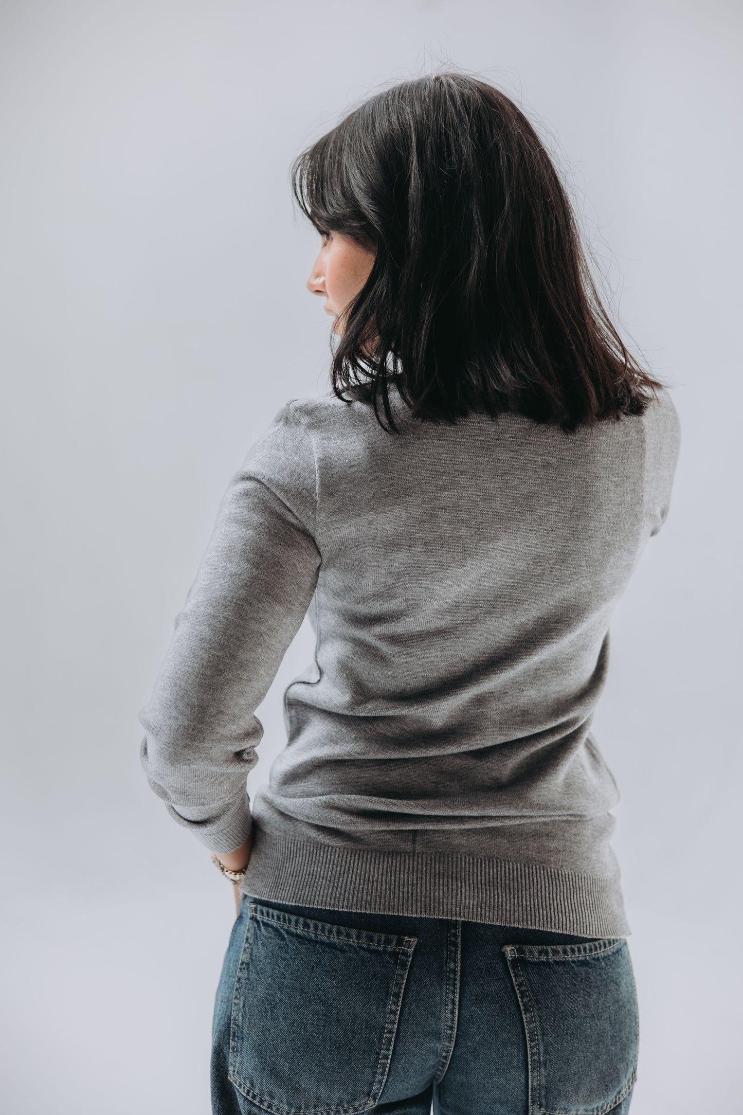 Grey Polly turtleneck