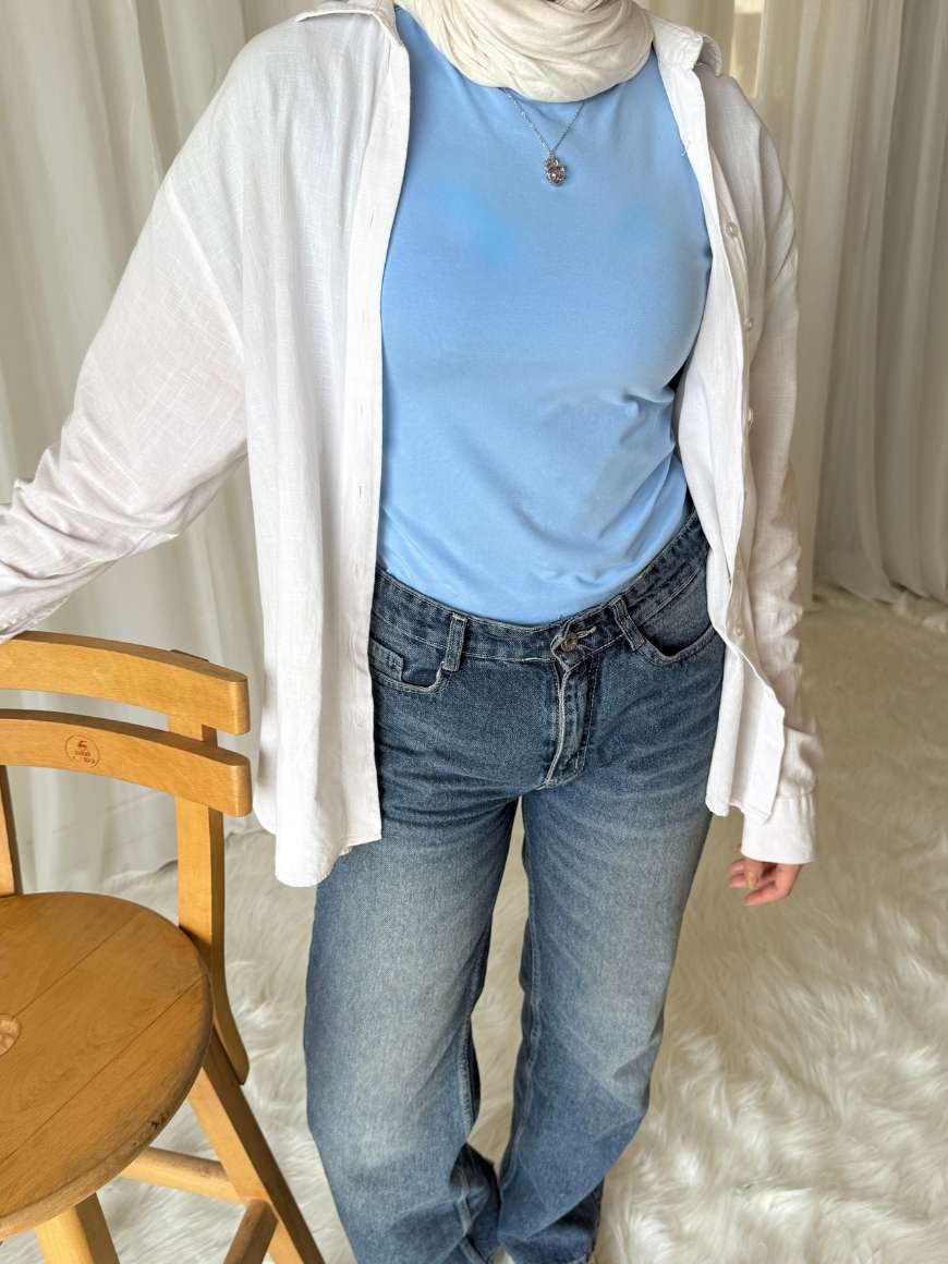 Half sleeves basic top