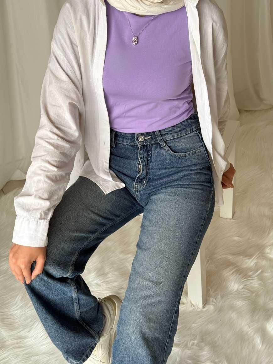 Half sleeves basic top