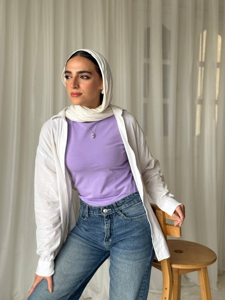 Half sleeves basic top