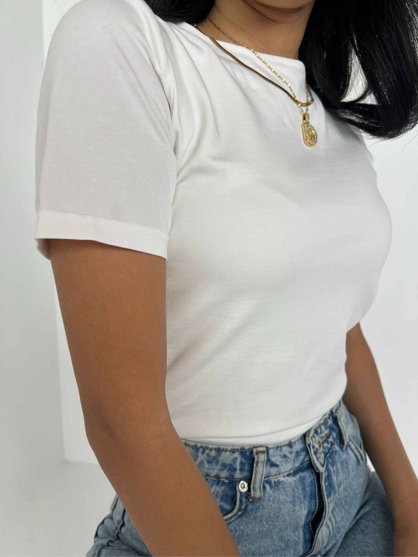 Half sleeves basic top