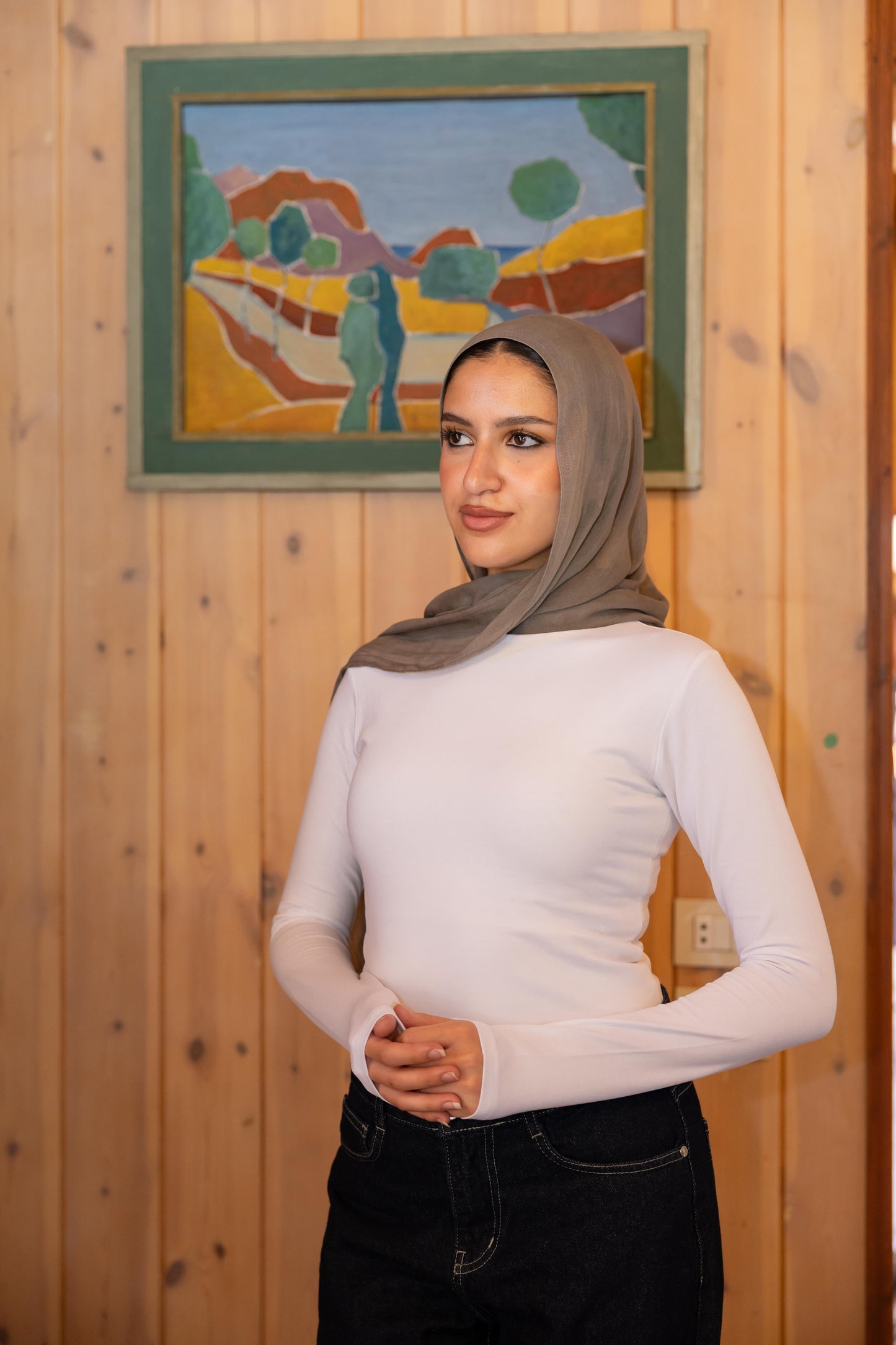Long sleeve basic top
