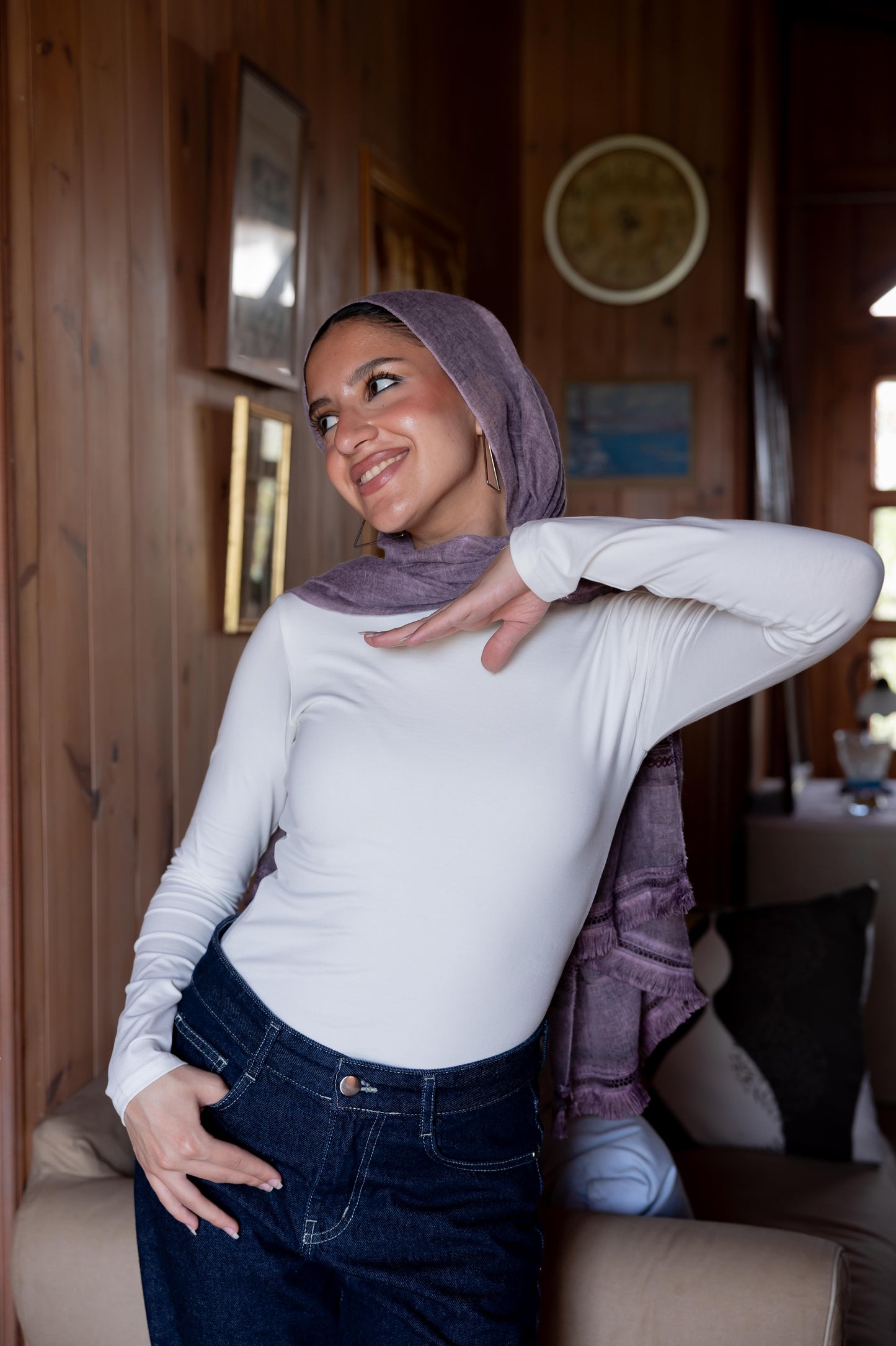 Long sleeve basic top