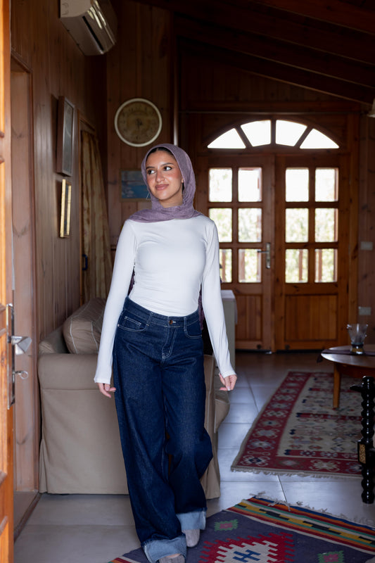 Long sleeve basic top