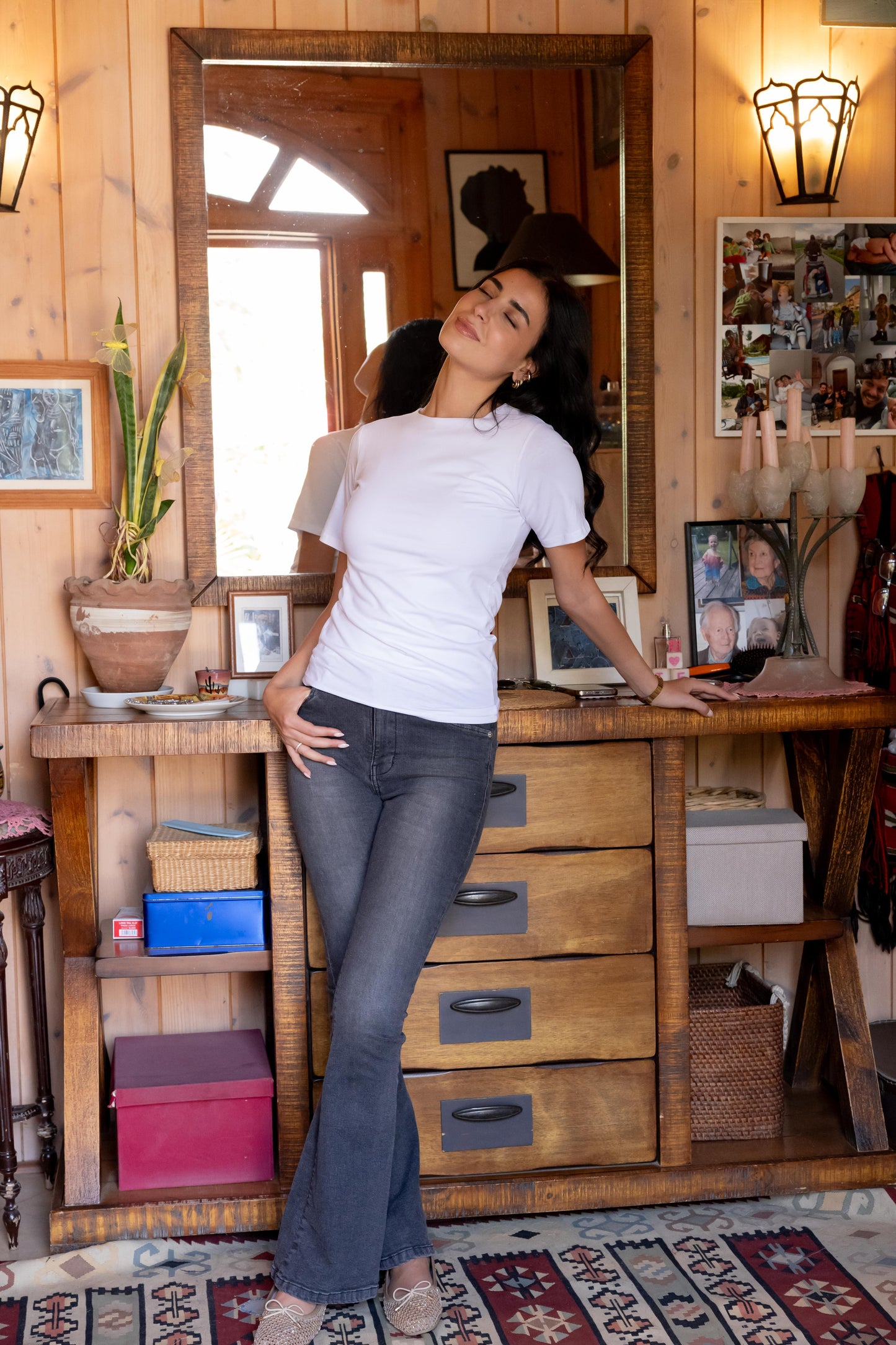 Half sleeves basic top