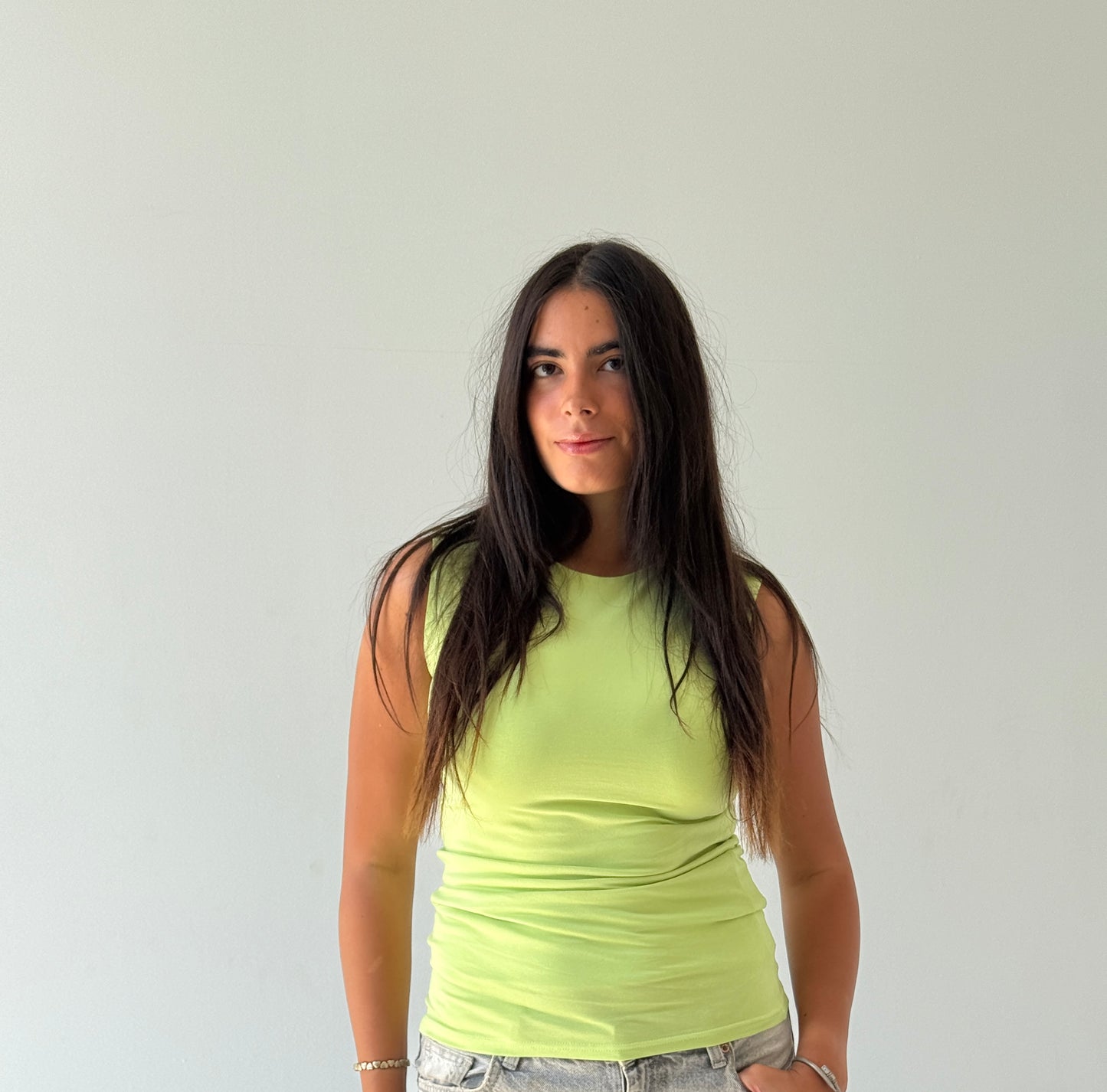 Wide straps basic top