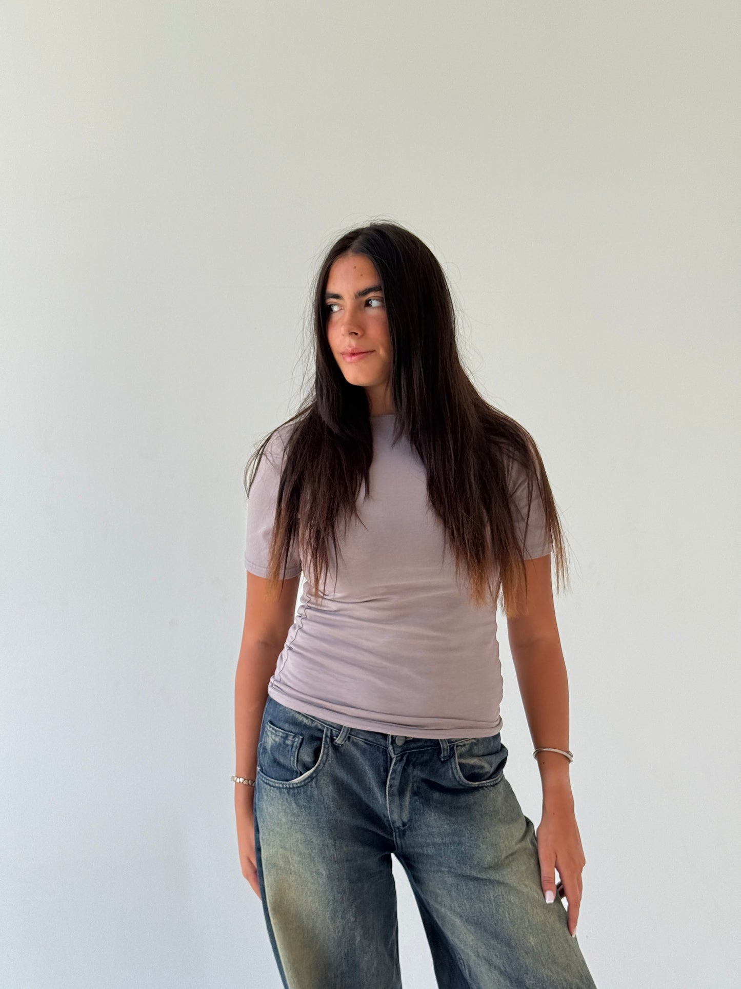 Half sleeves basic top