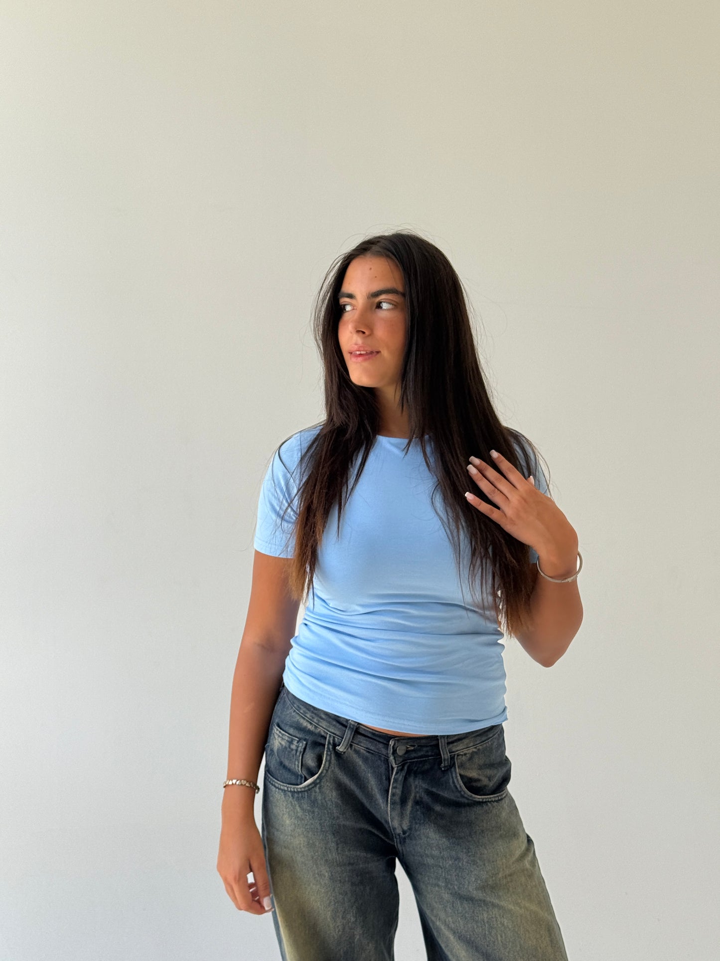 Half sleeves basic top