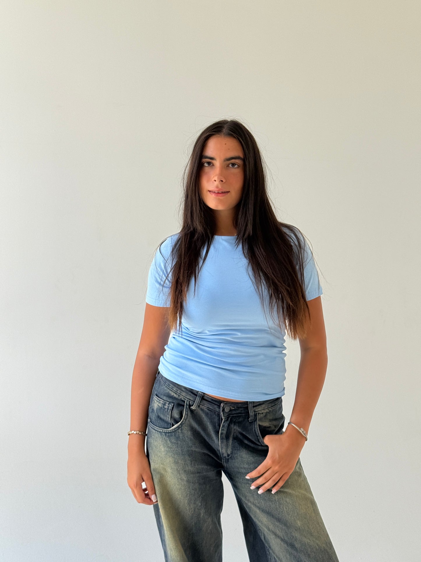 Half sleeves basic top