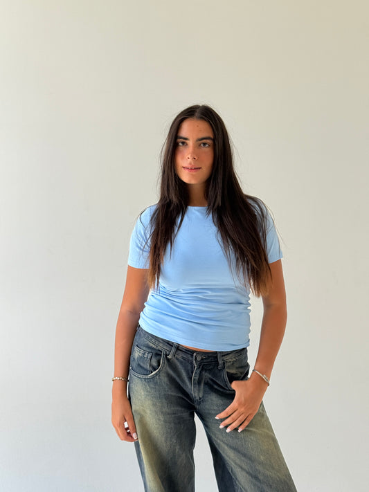 Half sleeves basic top