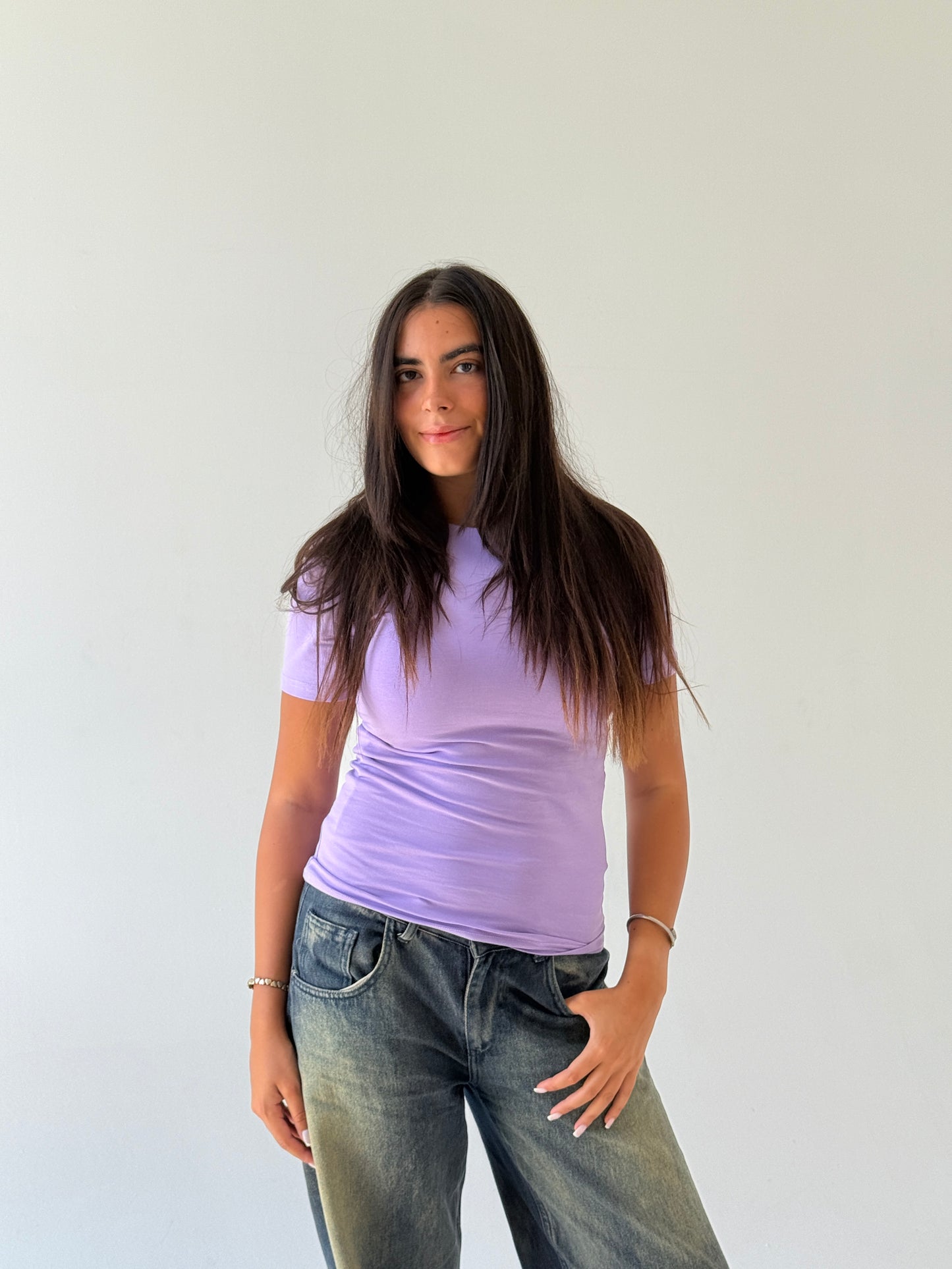 Half sleeves basic top