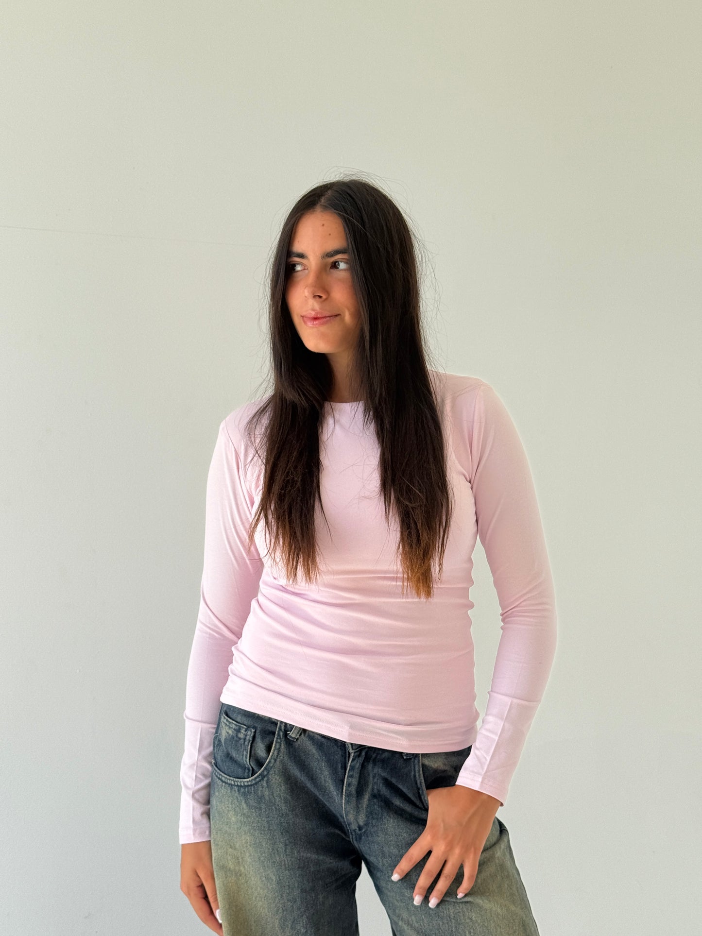 Long sleeve basic top