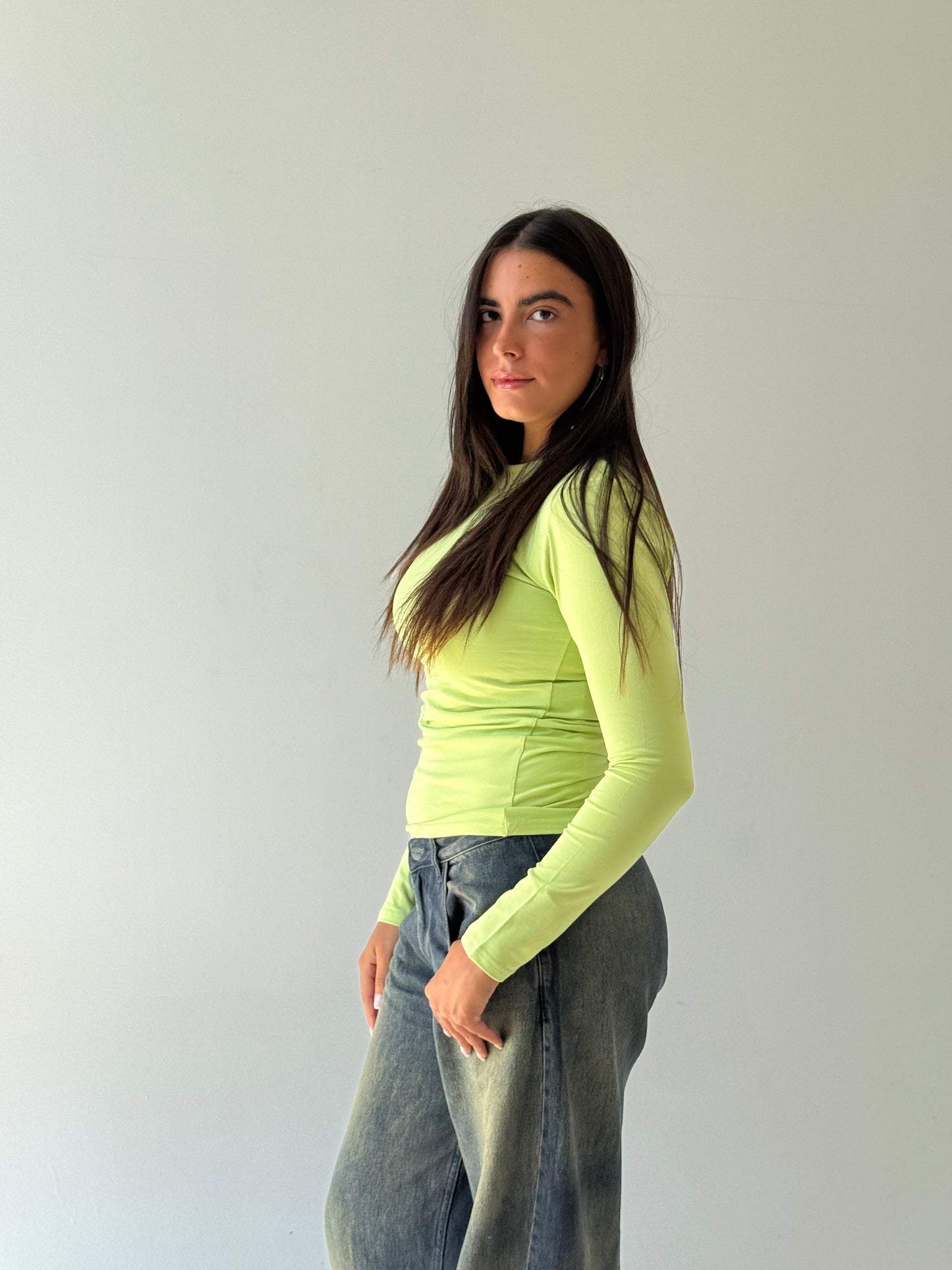 Long sleeve basic top