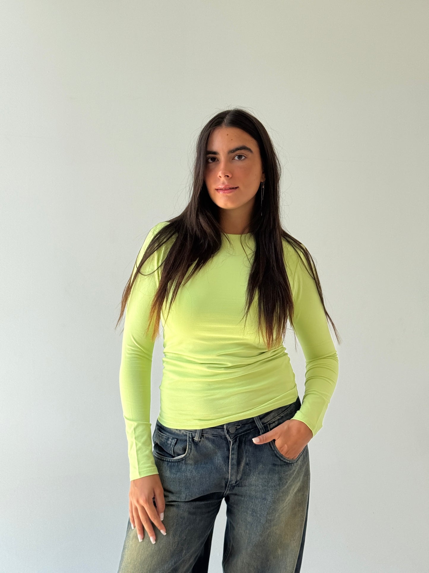 Long sleeve basic top