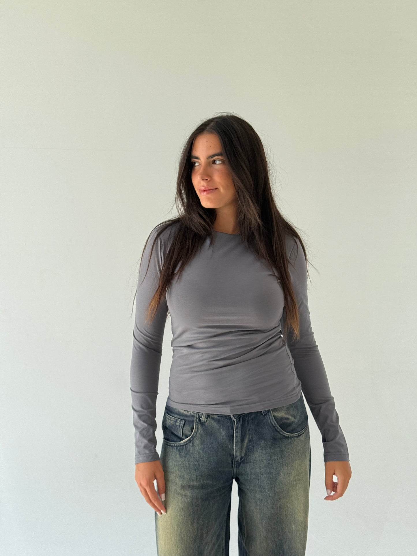 Long sleeve basic top