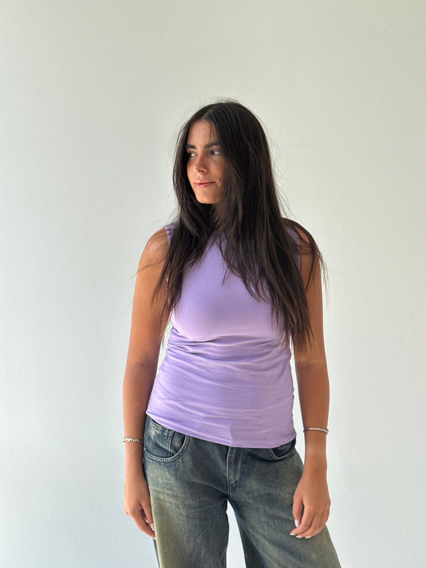 Wide straps basic top