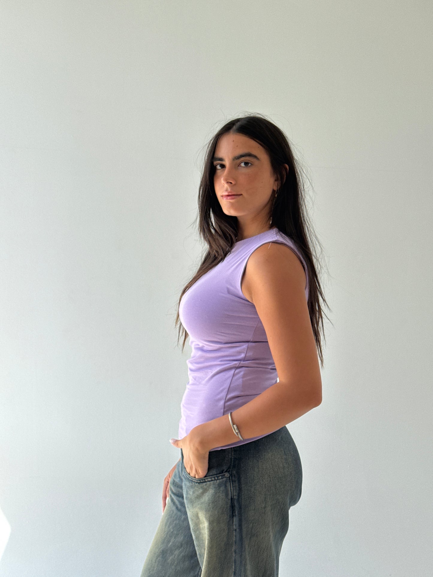 Wide straps basic top