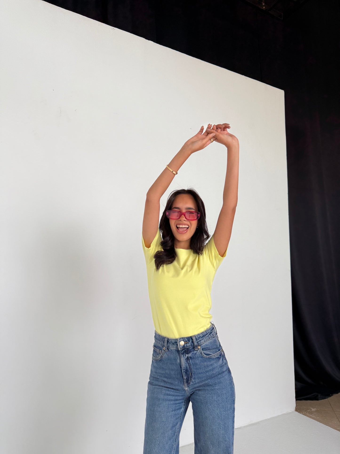 Half sleeves basic top
