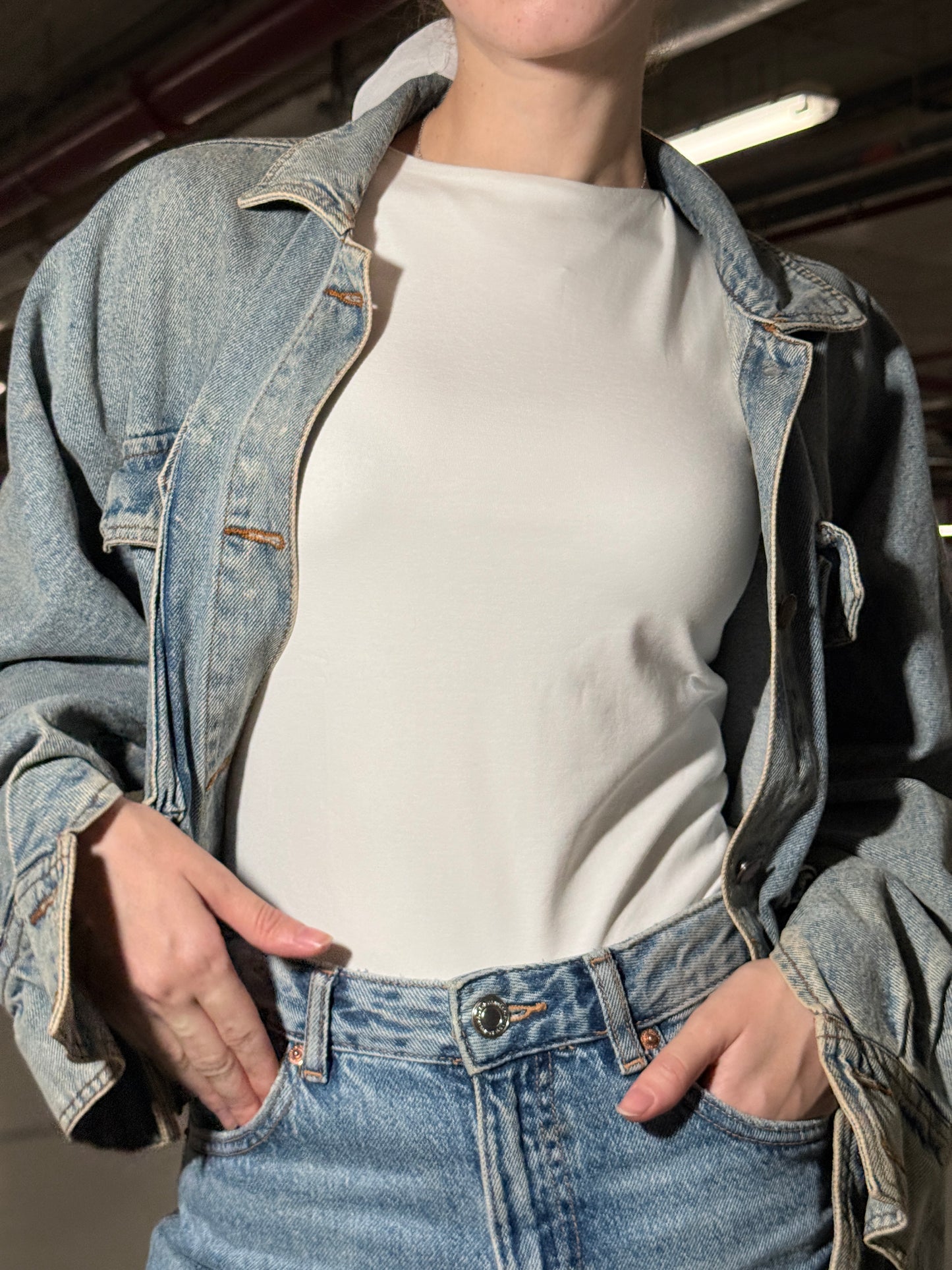 Half sleeves basic top