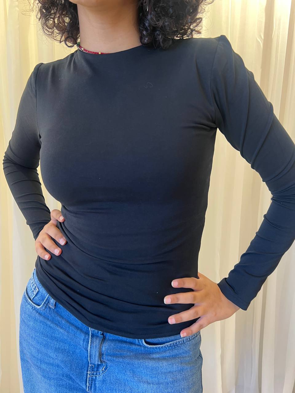 Long sleeve basic top